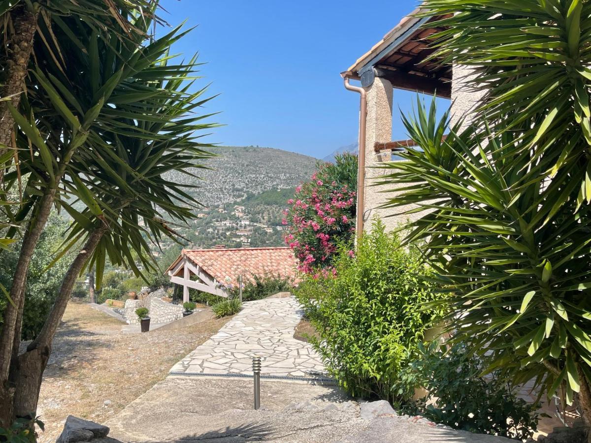 Rez De Jardin, Entre Mer Et Montagne Levens المظهر الخارجي الصورة